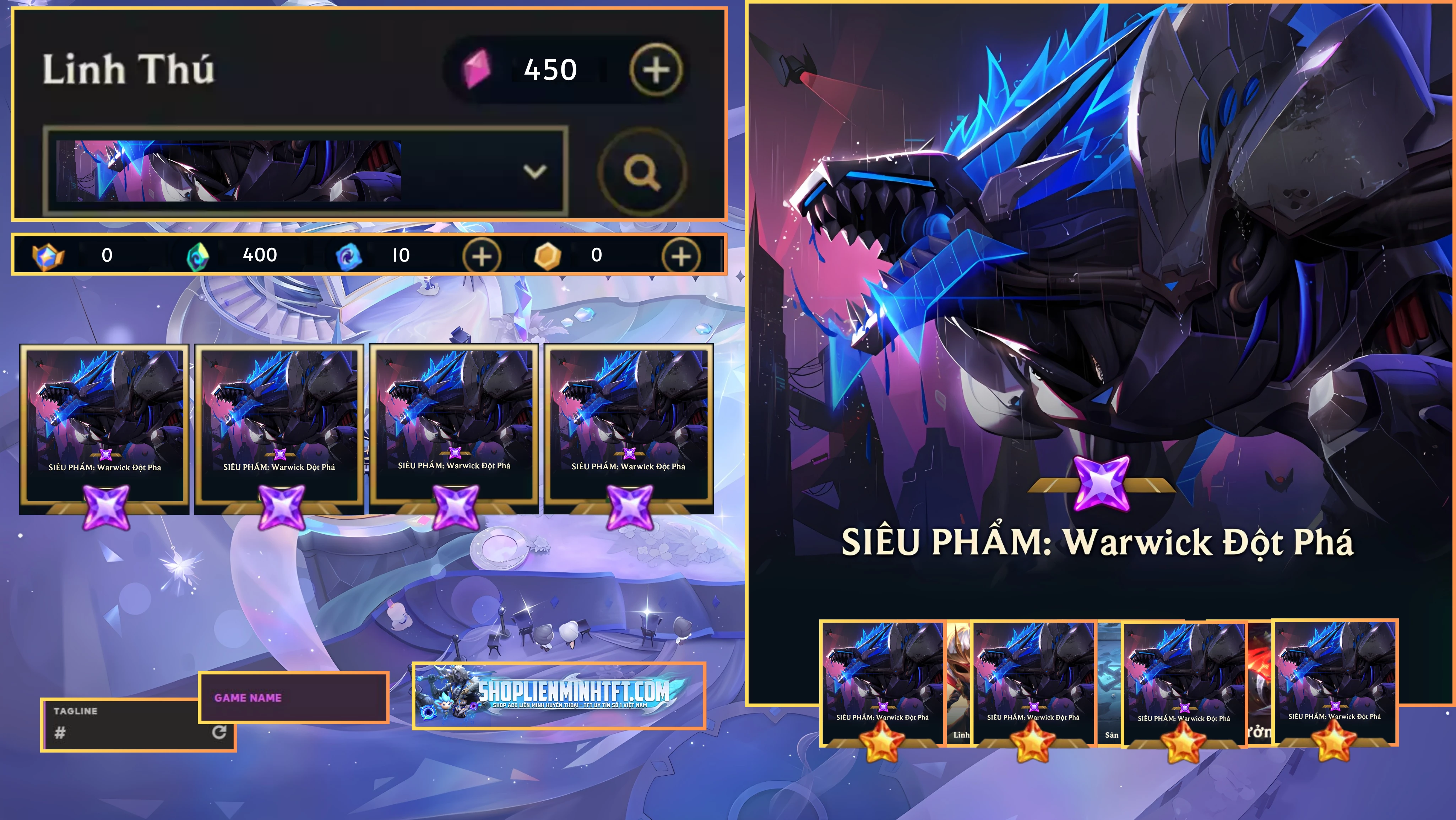 WARWICK SIÊU PHẨM ĐỘT PHÁ  ACC CLONE